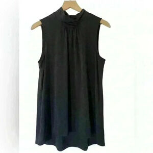 Ellen Tracy Women Sleeveless Tank Top Black Size Large‎